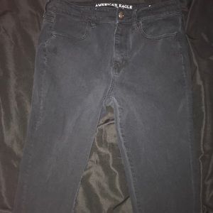 American Eagle Black high waisted jeggings